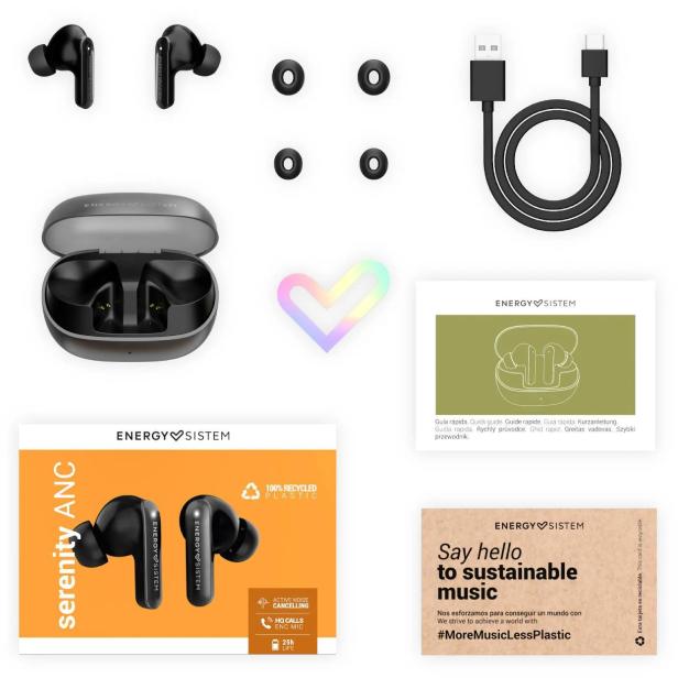 Energy Sistem Space Serenity ANC slušalice crne M45912 - detalj