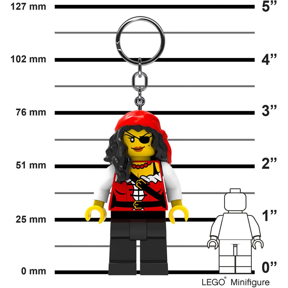 Lego Minifigure Privezak Za Ključeve Sa Svetlom: Piratska Princeza - detalj