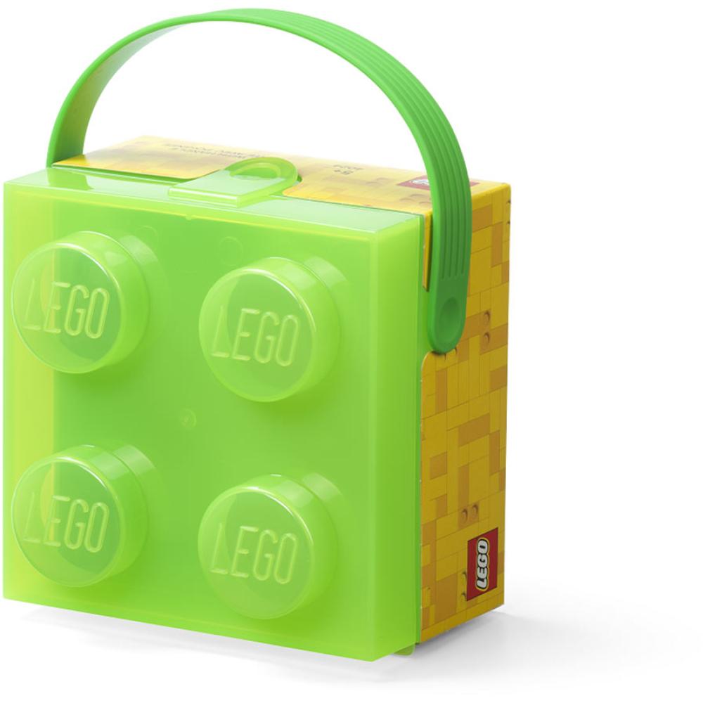 Lego® Kutija za užinu Prozirno zelena - detalj