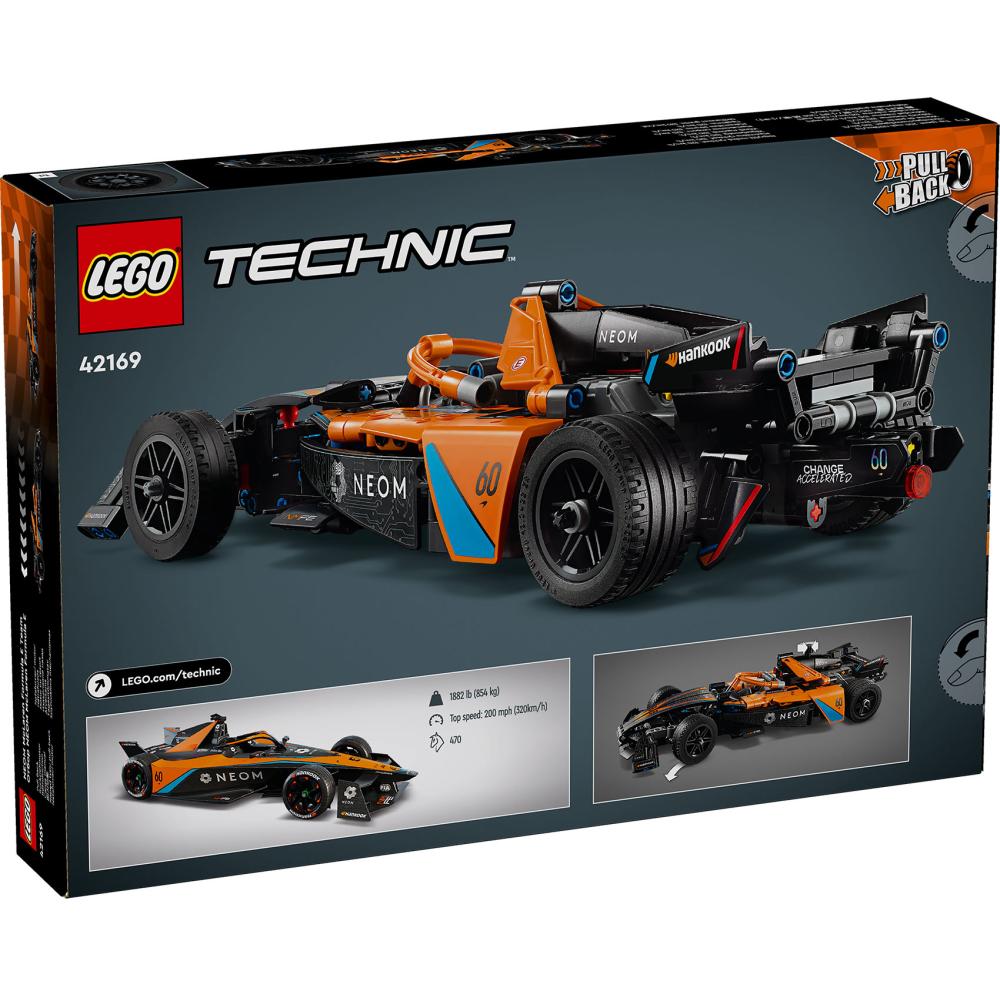 LEGO® Technic™ Neom Mclaren Formula E Pull back bolid 42169 - detalj