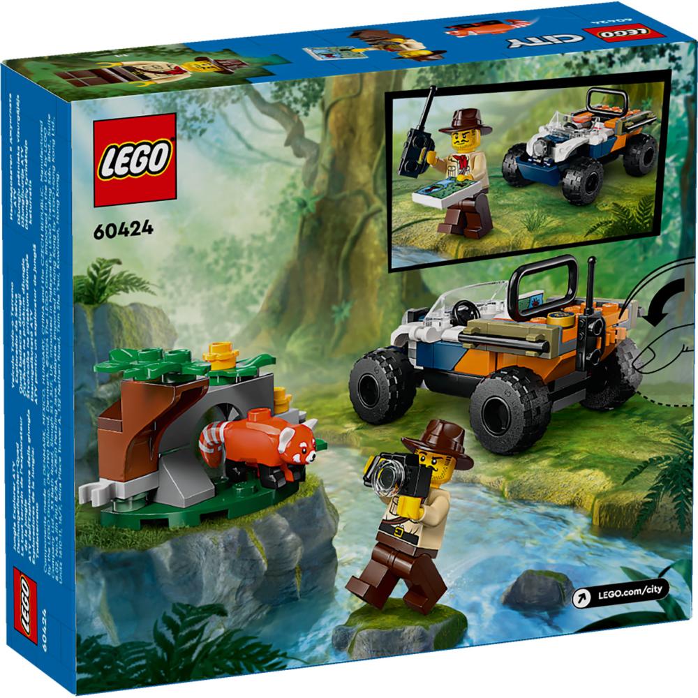 LEGO® City ATV istraživač džungle Misija Crveni Panda 60424  - detalj