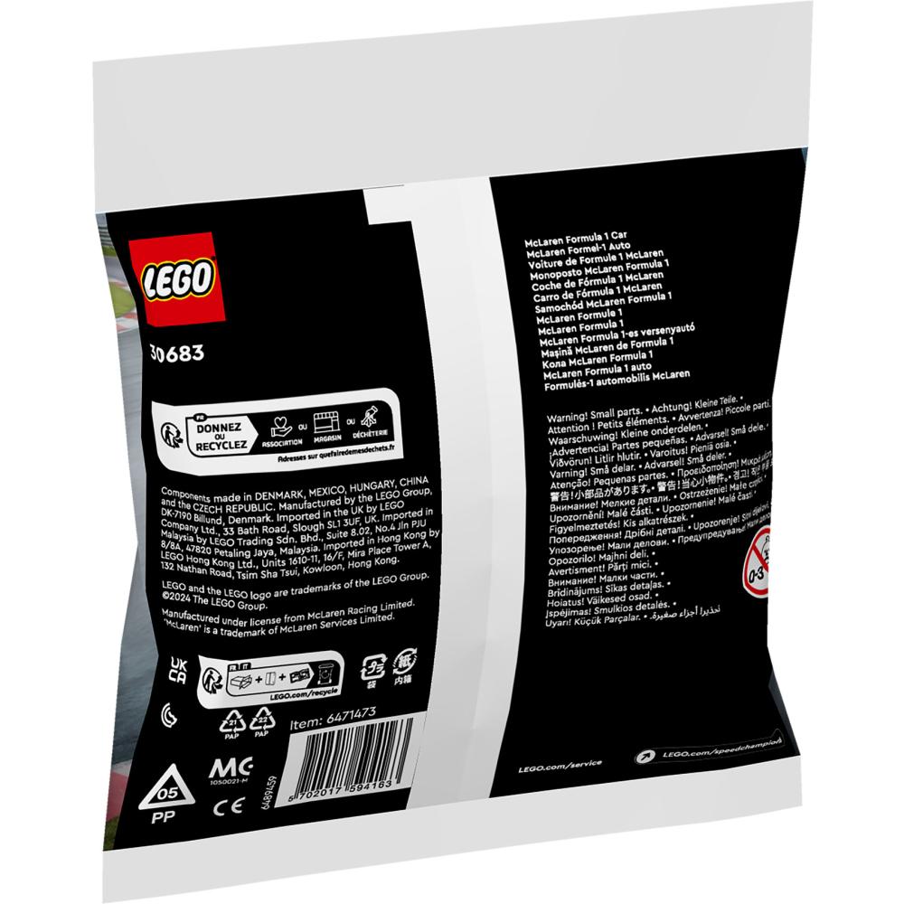 LEGO® McLaren Formula 1 30683 - detalj