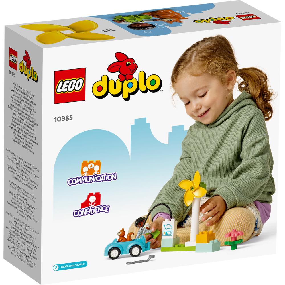 LEGO® DUPLO® Vetrenjača i električni automobil 10985 - detalj