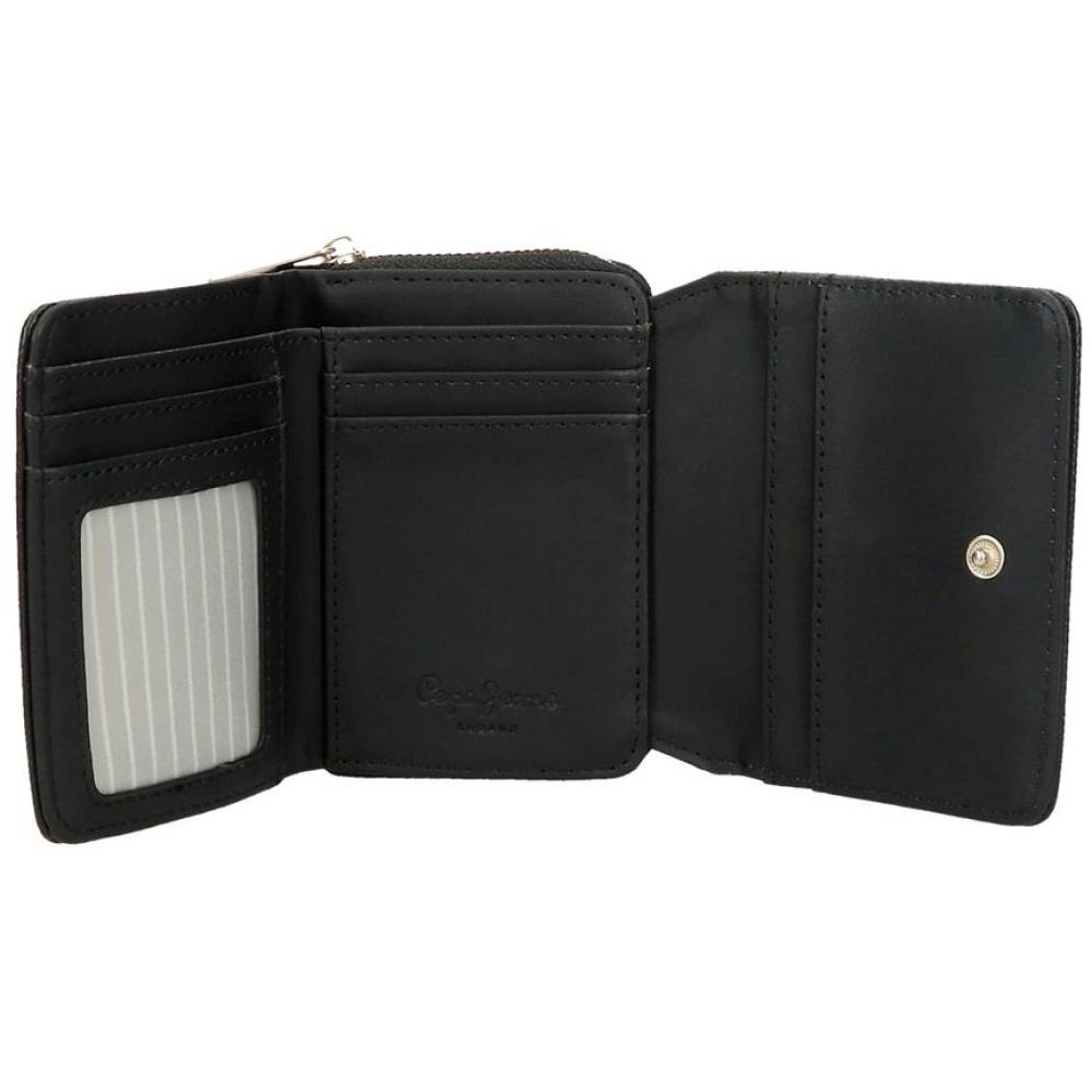 Novčanik na preklop 10cm Pepe Jeans Elia black 79482 - detalj
