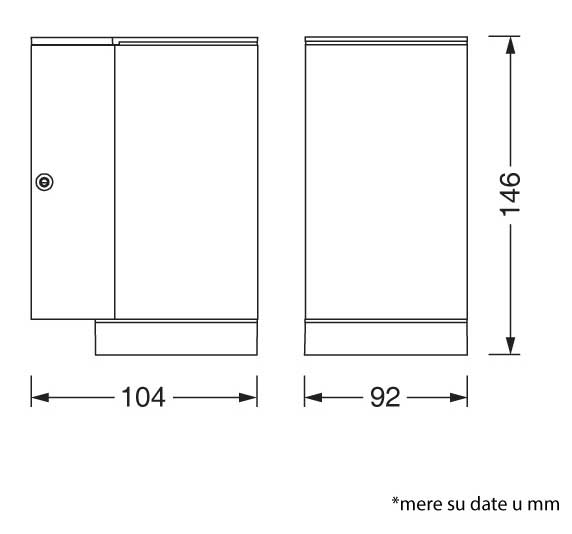 Ledvance zidna lampa 1xGU10 4058075554535E - detalj