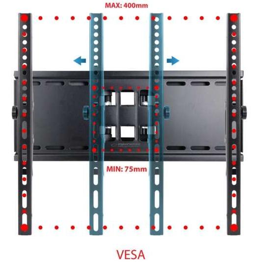 Esperanza ERW012 zidni TV Nosač 26-70 inča - detalj