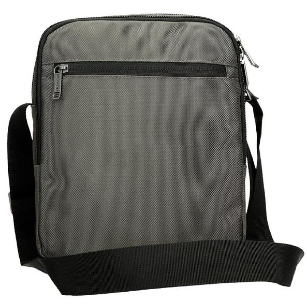 Muška torbica 27cm sa pregradom za tablet Movom Buster grey 53457 - detalj