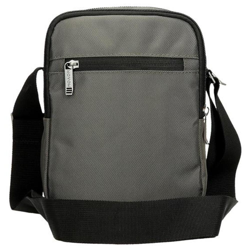 Muška torbica 22cm sa dve pregrade Movom Buster grey 53455 - detalj