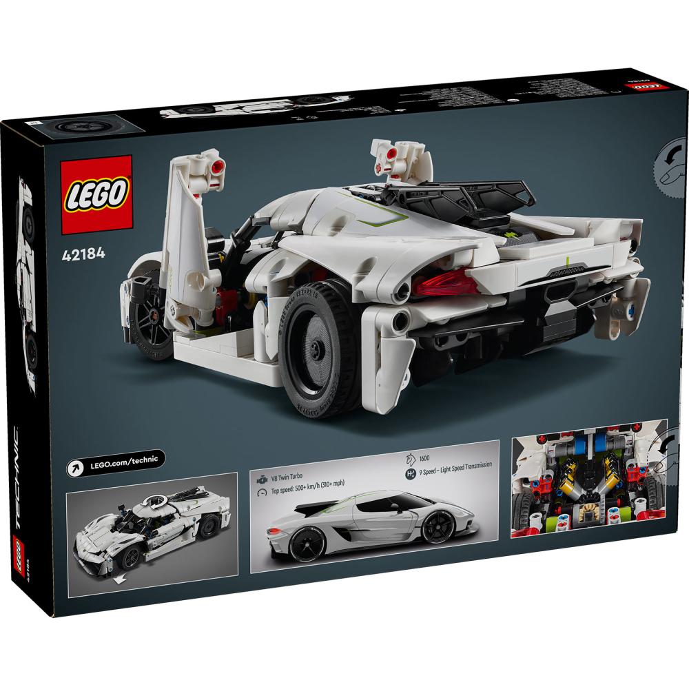LEGO® Technic™ Koenigsegg Jesko Absolut Beli Hiperautomobil 42184 - detalj