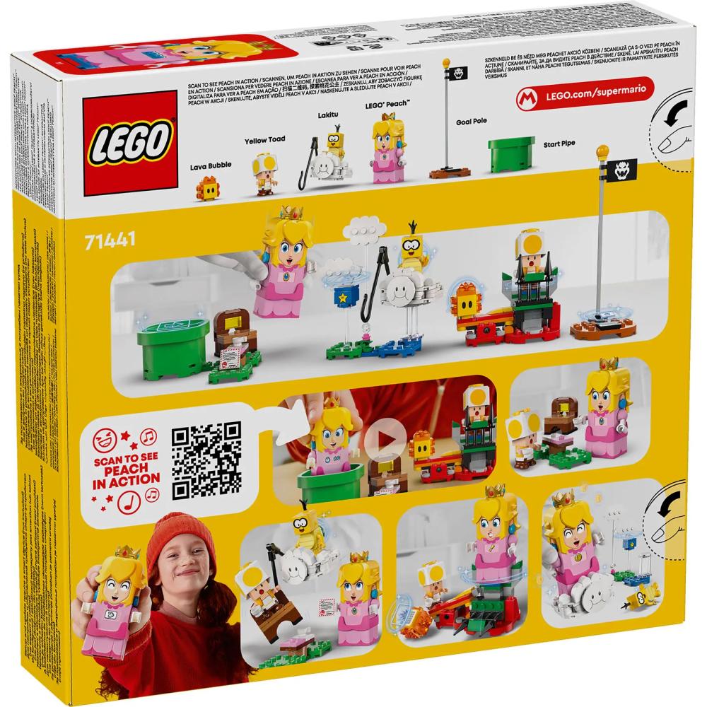 LEGO® Super Mario™ 71441 Avanture Sa Interaktivnom Lego® Breskvicom™ – Osnovni Set - detalj