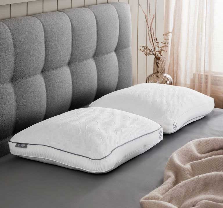 Jastuk od memorijske pene sa rashladnim gelom 42x65x15 Wellpur - detalj