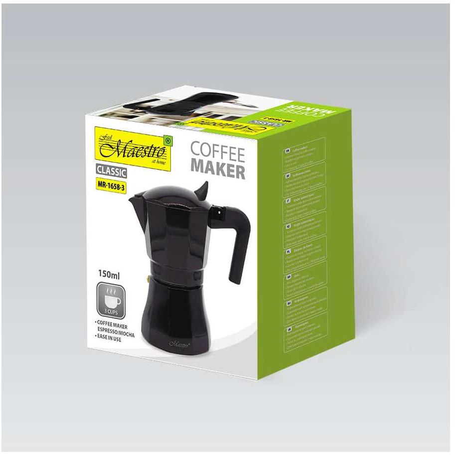 Maestro Džezva za espresso 150ml Inox MR1658-3 - detalj