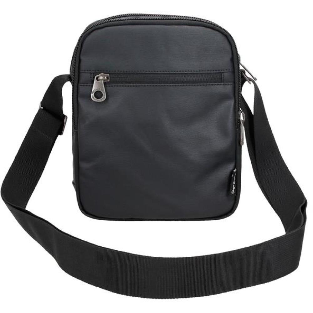 Muška torbica 22cm sa 2 pregrade Pepe Jeans Hatfield black 77755 - detalj