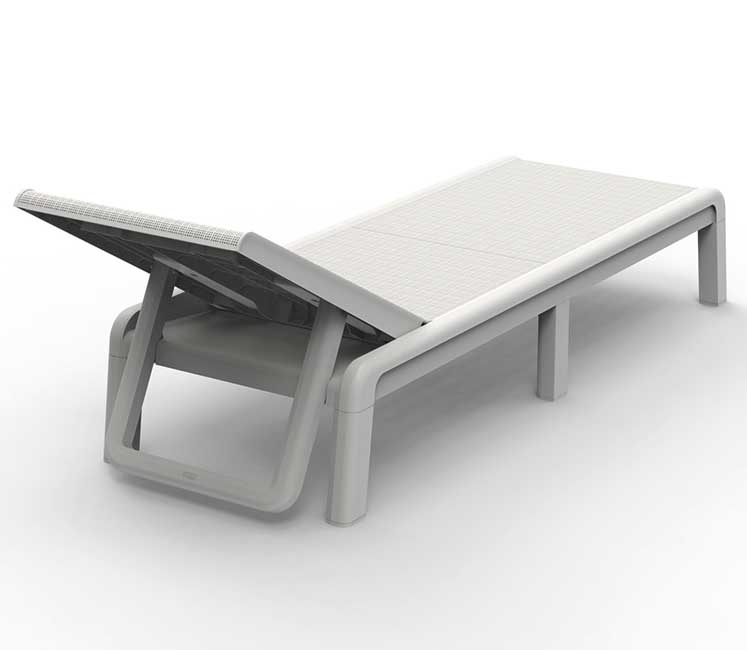 Keter Sklopiva ležaljka Mallorca White - detalj