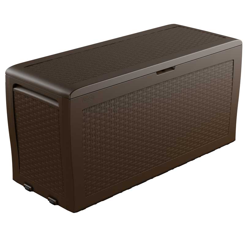 Keter Sanduk za odlaganje Samoa Ratan Box 270L Braon - detalj