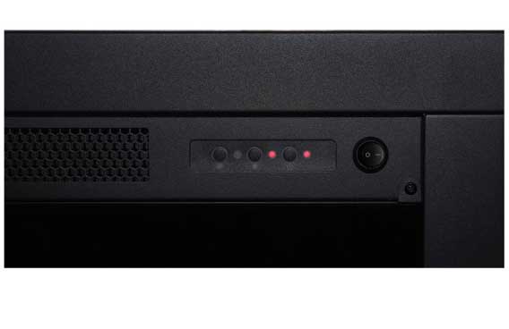 Električni multikolor kamin sa ventilatorom 2000W 60 inča Prosto EK603T/L - detalj