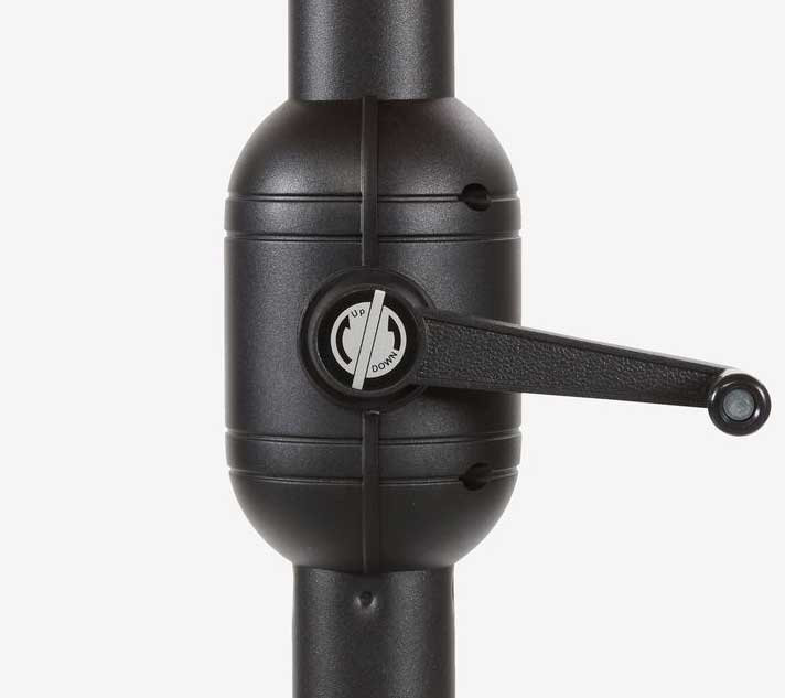 Suncobran 3m Huesca Dark grey - detalj