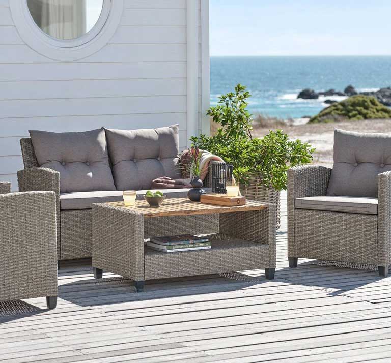 Lounge garnitura za 4 osobe Neva Natur - detalj