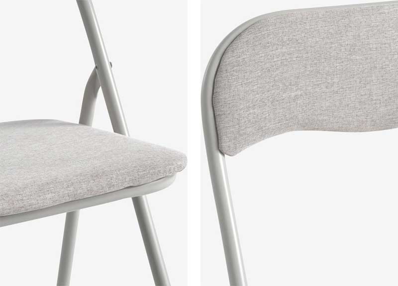 Sklopiva stolica Tom Tkanina Boja peska - detalj