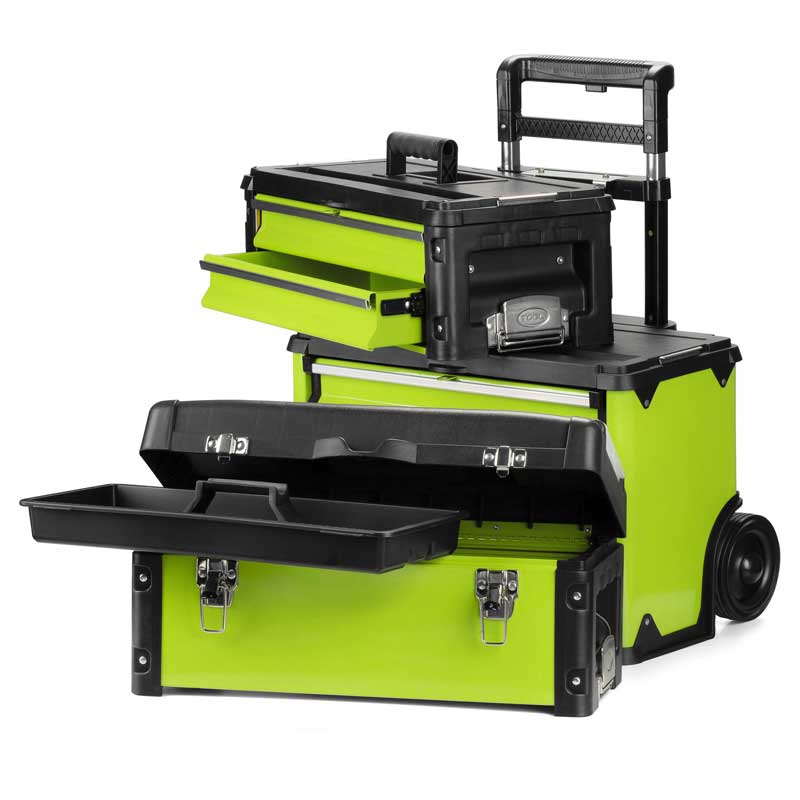 Fieldmann Velika trodelna metalna kutija za alat FDN 4150 - detalj