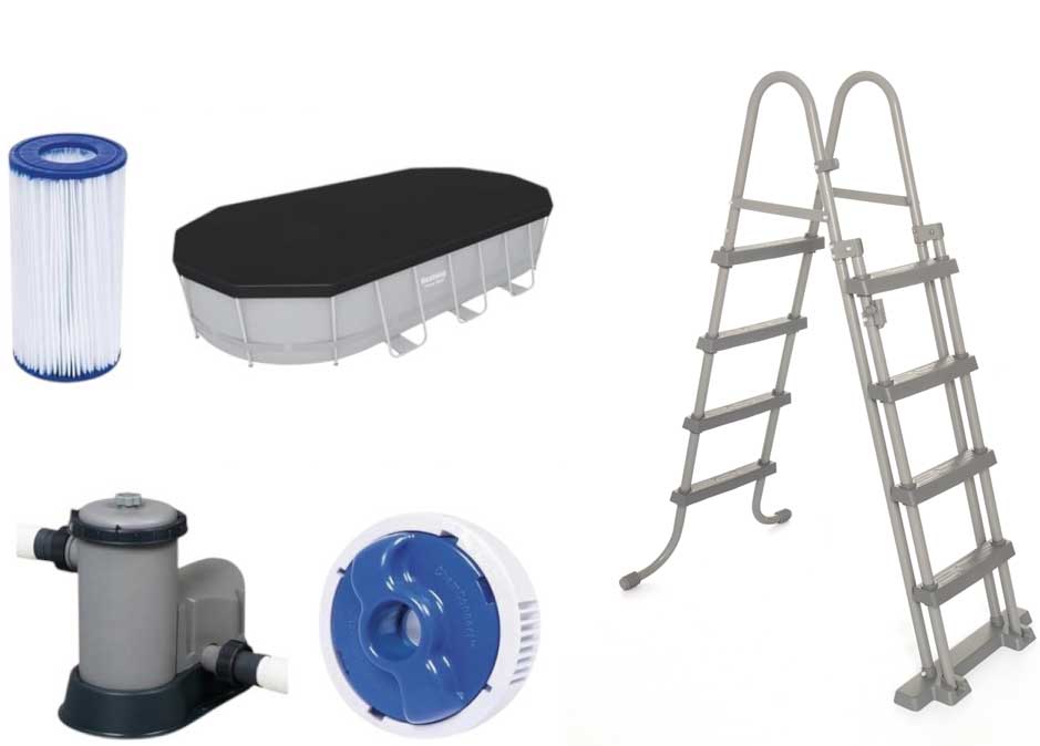 Bestway 56710 Ovalni bazen sa čeličnom konstrukcijom Komplet 549 x 274 x 122cm - detalj