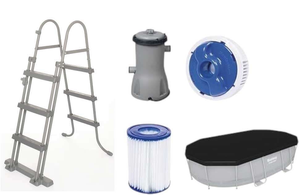 Bestway 56448 Ovalni bazen sa čeličnom konstrukcijom Komplet 488x305x107cm - detalj