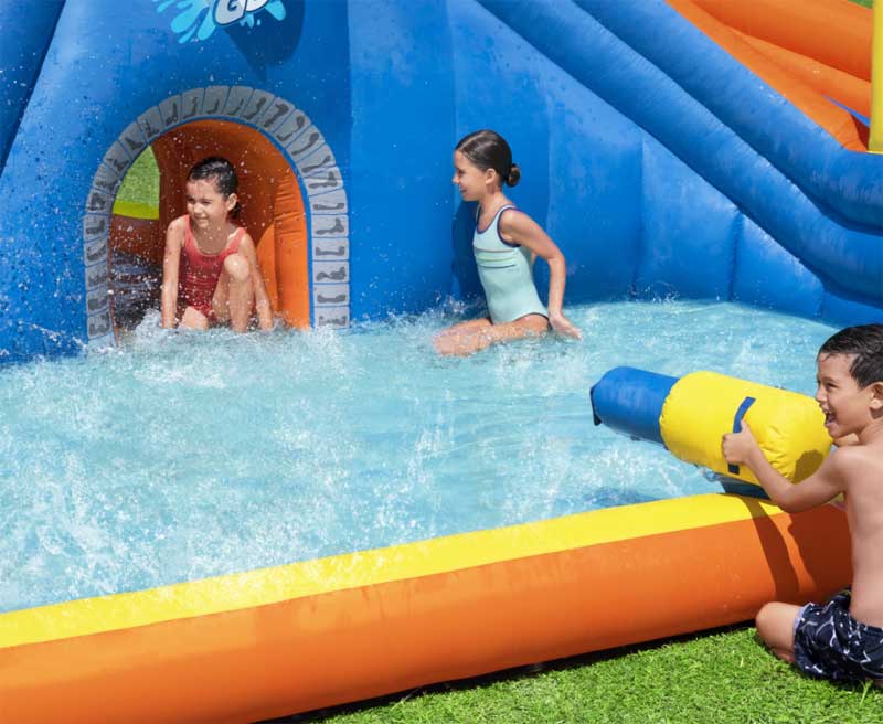 Bestway 53377 Vodeno Igralištance sa bazenom i toboganom 551x502x265 - detalj