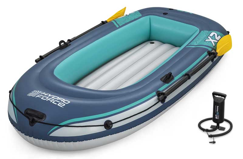 Čamac na naduvavanje za dve osobe sa veslima i pumpom Bestway Hydro Force Trek X2 61153 - detalj