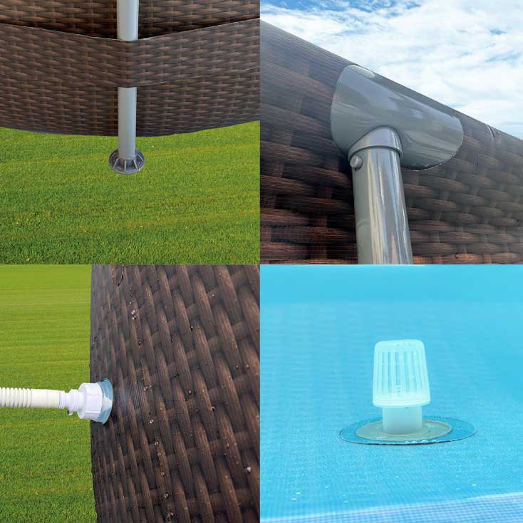 Avenli Montažni bazen sa metalnom konstrukcijom 427x275x100cm 8073L 26-372000 - detalj