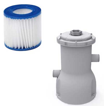 Avenli Montažni nadzemni bazen sa merdevinama i pumpom 400x200x99cm 7020L 26-371103 - detalj