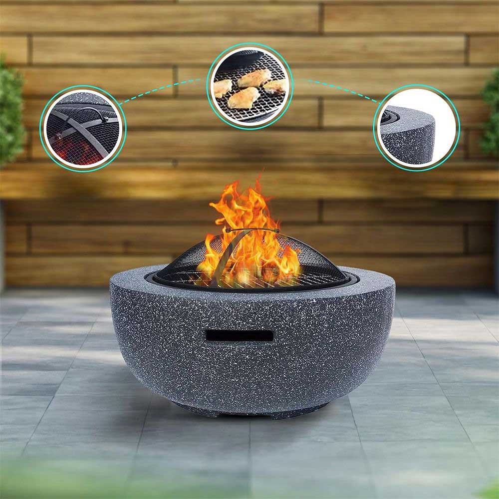 Roštilj Na Drva i Posuda Za Vatru Fieldmann FZG 1030G - detalj