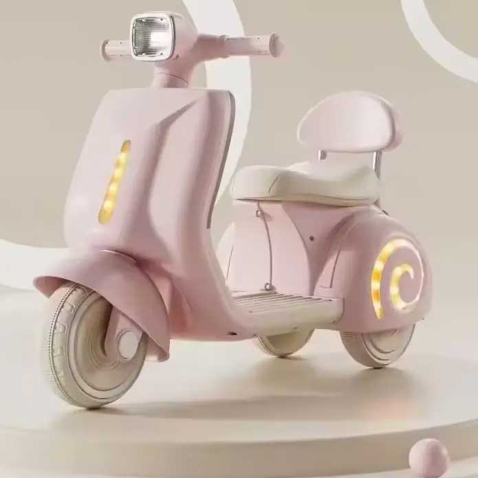 Dečija Vespa na Akumulator Sa LED svetlom - detalj