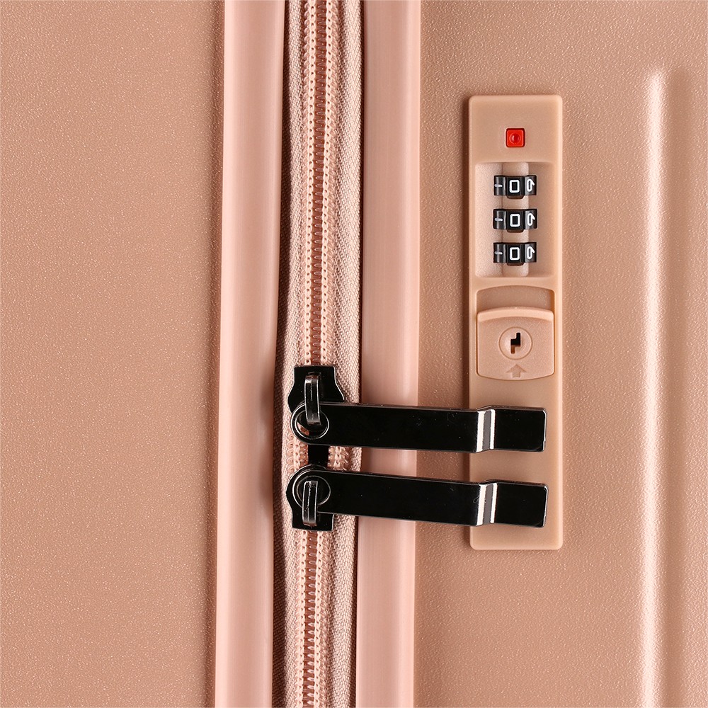 Kabinski Tvrdi ABS Kofer Firenza Rose Gold - detalj