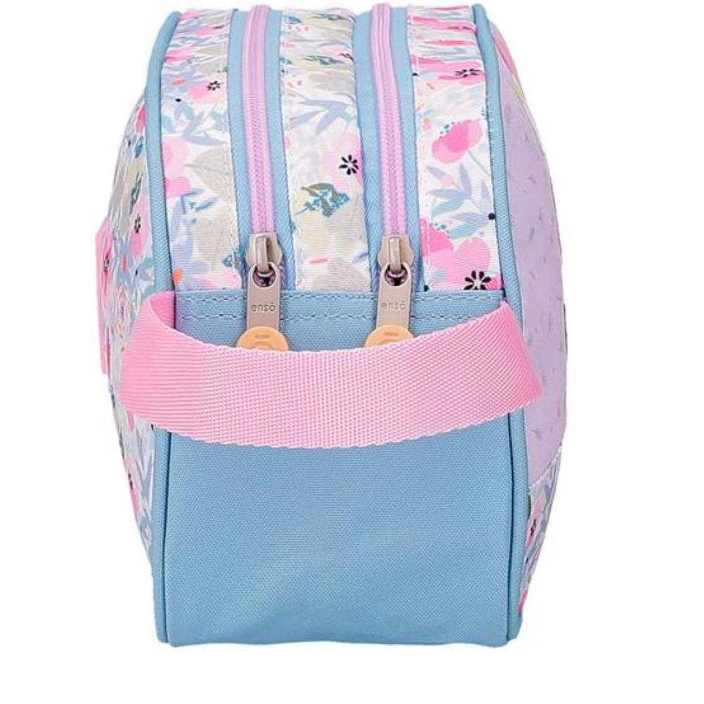 Neseser za kozmetiku Enso Full Of Flowers pink 97744 - detalj