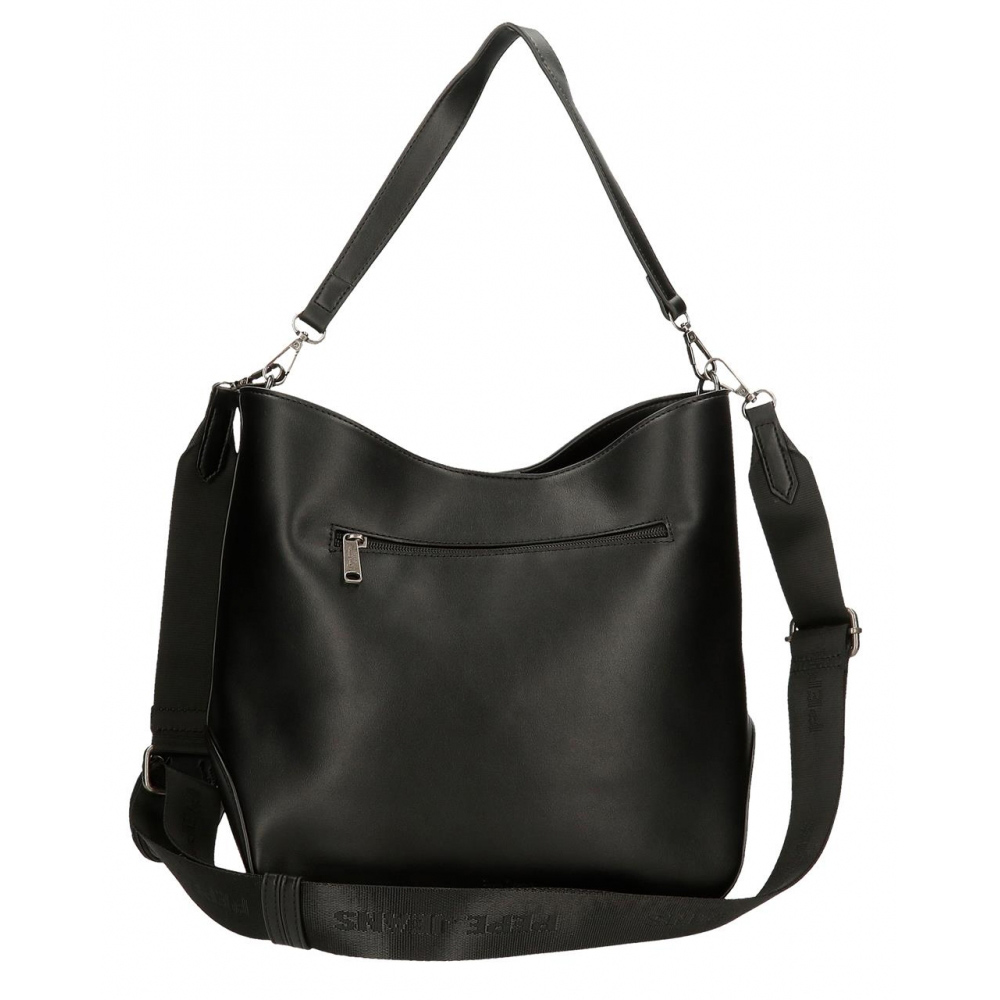 Pepe Jeans Velika tašna Salma black 70675 - detalj