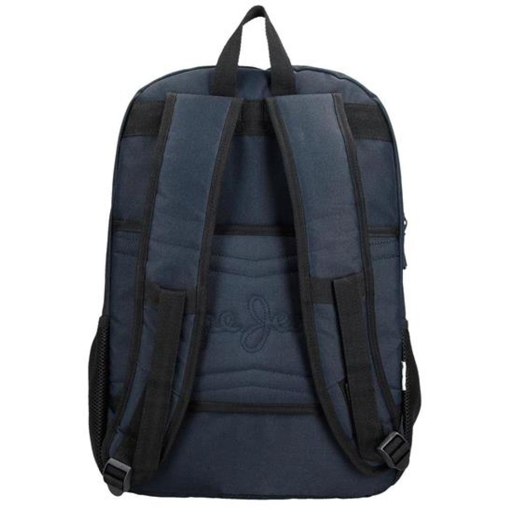 Ranac 46cm sa pregradama za laptop i tablet Pepe Jeans Cromwell black 67725 - detalj