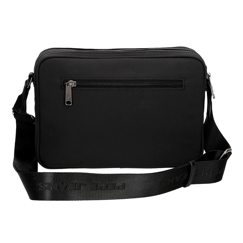 Pepe Jeans Tašna sa dve pregrade Tessa black 70853 - detalj