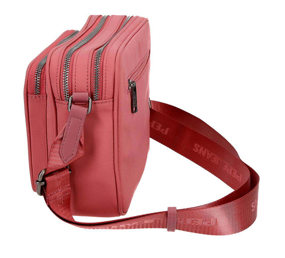 Pepe Jeans Tašna sa dve pregrade Tessa strawberry 70853 - detalj