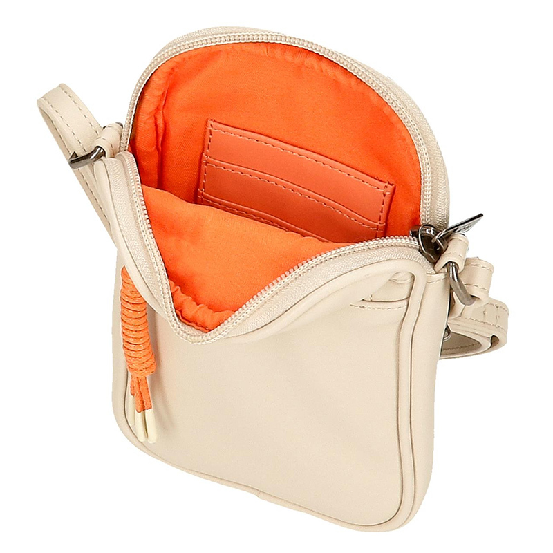 Pepe Jeans Ženska torbica za telefon i sitnice Bea beige 75652 - detalj