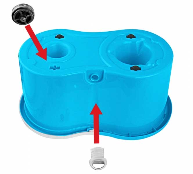 Rotirajući mop sa kantom Esperanza EHS005 - detalj