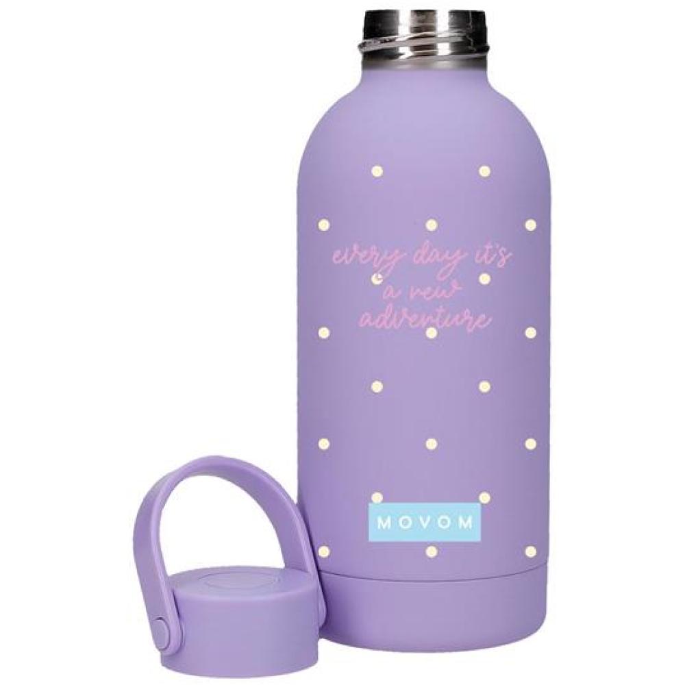 Termos boca 350ml 12-24h održavanje temperature Movom New Adventure purple 31831 - detalj
