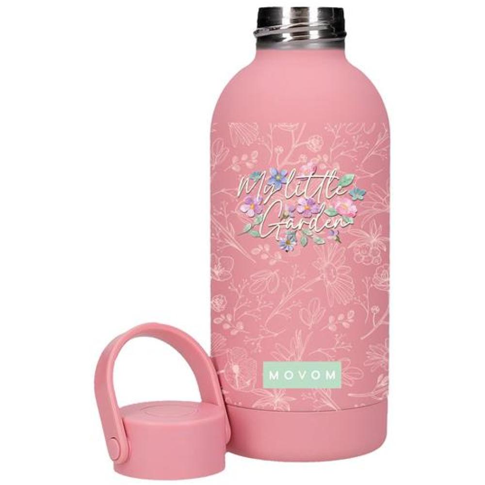 Termos boca 350ml 12-24h održavanje temperature Movom My Little Garden pink 31831 - detalj