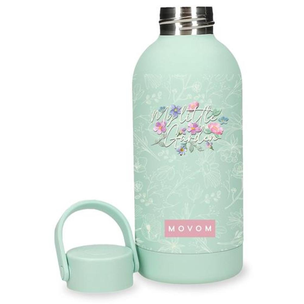 Termos boca 350ml 12-24h održavanje temperature Movom My Little Garden mint 31831 - detalj