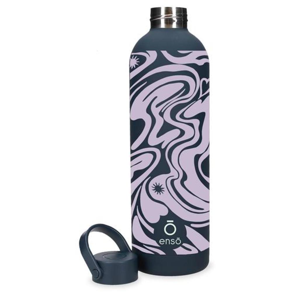 Termos 750ml 12-24h održavanje temperature Enso Fleur lila 99231 - detalj
