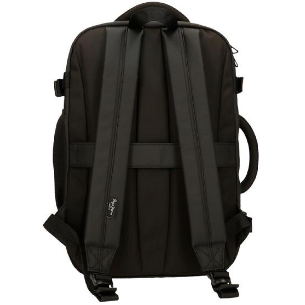 Kabinski ranac - putna torba sa odeljkom za laptop Pepe Jeans Bromley black 70628 - detalj