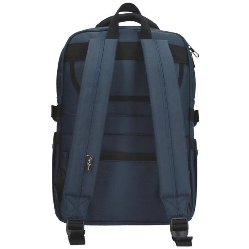 Ranac 40cm sa pregradama za laptop i tablet PJL Bromley navy 70624 - detalj