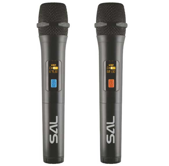 Portabl Bluetooth zvučnik sa dva bežična mikrofona 100W SAL Parcube - detalj