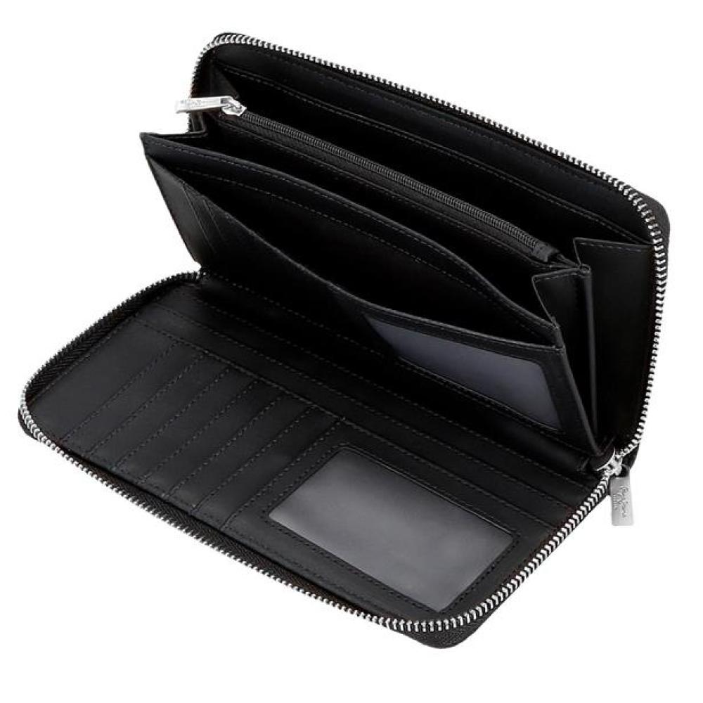 Ženski novčanik 19cm Pepe Jeans Sprig black 79185 - detalj