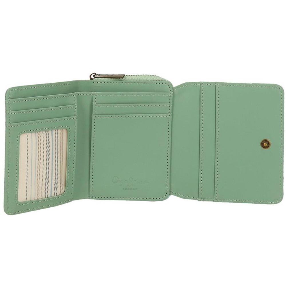 Ženski novčanik 10cm na preklop PJL Morgan mint 79282 - detalj