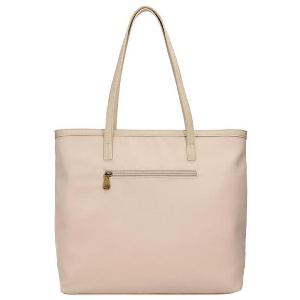 Ženska torba na rame sa pregradom za laptop Pepe Jeans Morgan beige 79275 - detalj